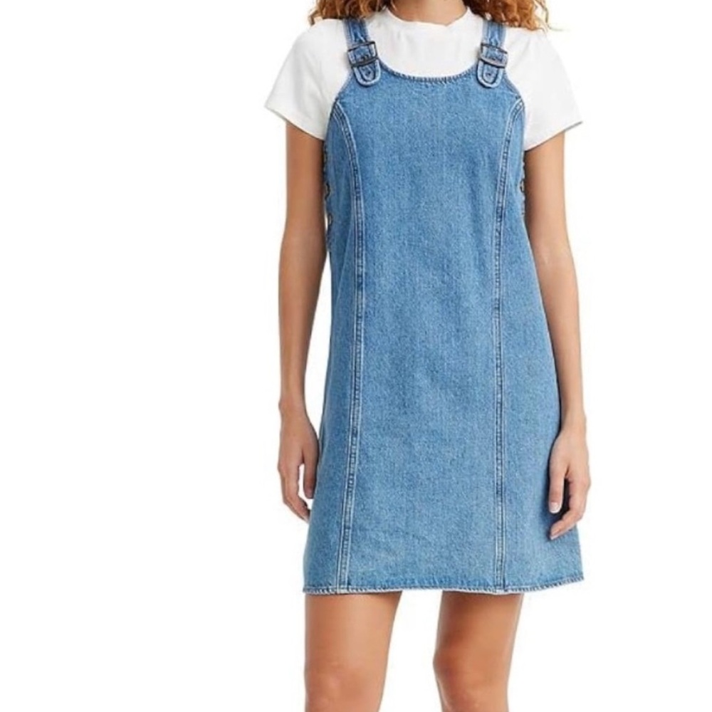 Levi's Denim Overall Dress Size Medium